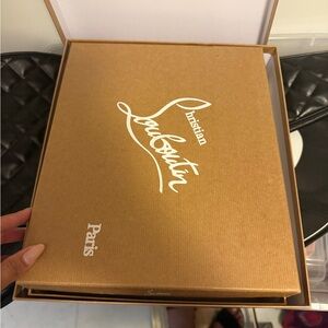 Christian Louboutin Tan Shoe Box Set